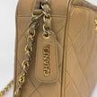 Chanel Borsa Vintage Camera Bag Caviar Beige