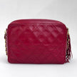 Chanel Borsa Vintage Camera Bag Matelassé Rosso con Nappina