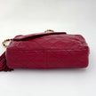 Chanel Borsa Vintage Camera Bag Matelassé Rosso con Nappina
