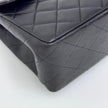Chanel Borsa Vintage Jumbo 30 Single Flap in Agnello Nero