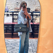 Chanel Borsa Vintage Jumbo 30 Single Flap in Agnello Nero