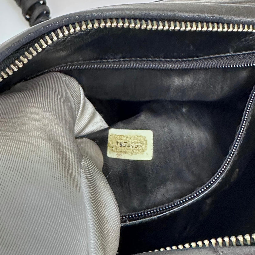 Chanel Borsa Vintage Tassel Camera Bag Nera