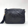 Chanel Borsa Vintage Tassel Camera Bag Nera