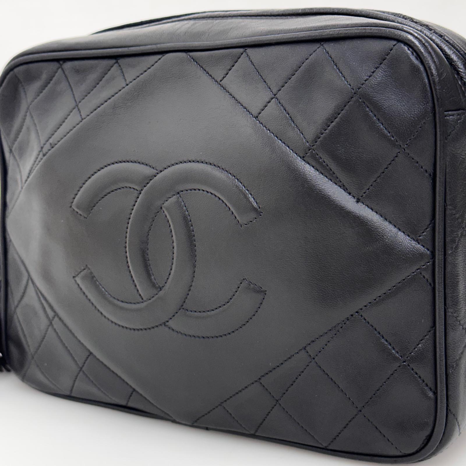 Chanel Borsa Vintage Tassel Camera Bag Nera