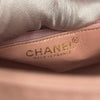 Chanel Borsa Vintage a Mano Medaillon in Pelle di Agnello Rosa
