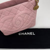 Chanel Borsa Vintage a Mano Medaillon in Pelle di Agnello Rosa