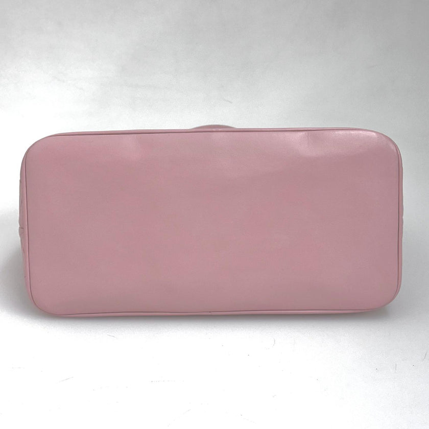 Chanel Borsa Vintage a Mano Medaillon in Pelle di Agnello Rosa