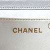 Chanel Borsa Vintage a Spalla Mini Classic Flap 19 cm in Pelle Bianca