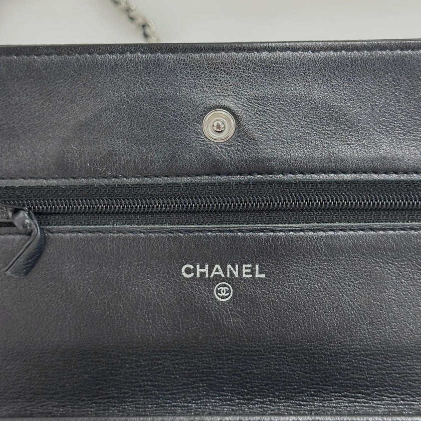 Chanel Borsa Wallet On Chain CC in Pelle Caviar Nera