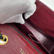 Chanel Borsa a spalla Chevron Vintage nera in pelle