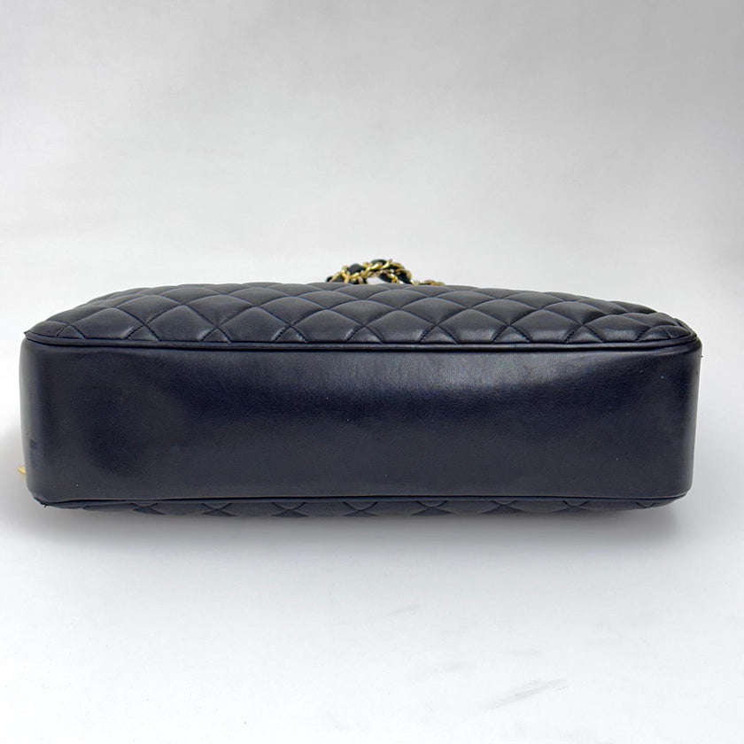 Chanel Borsa a spalla in pelle nera