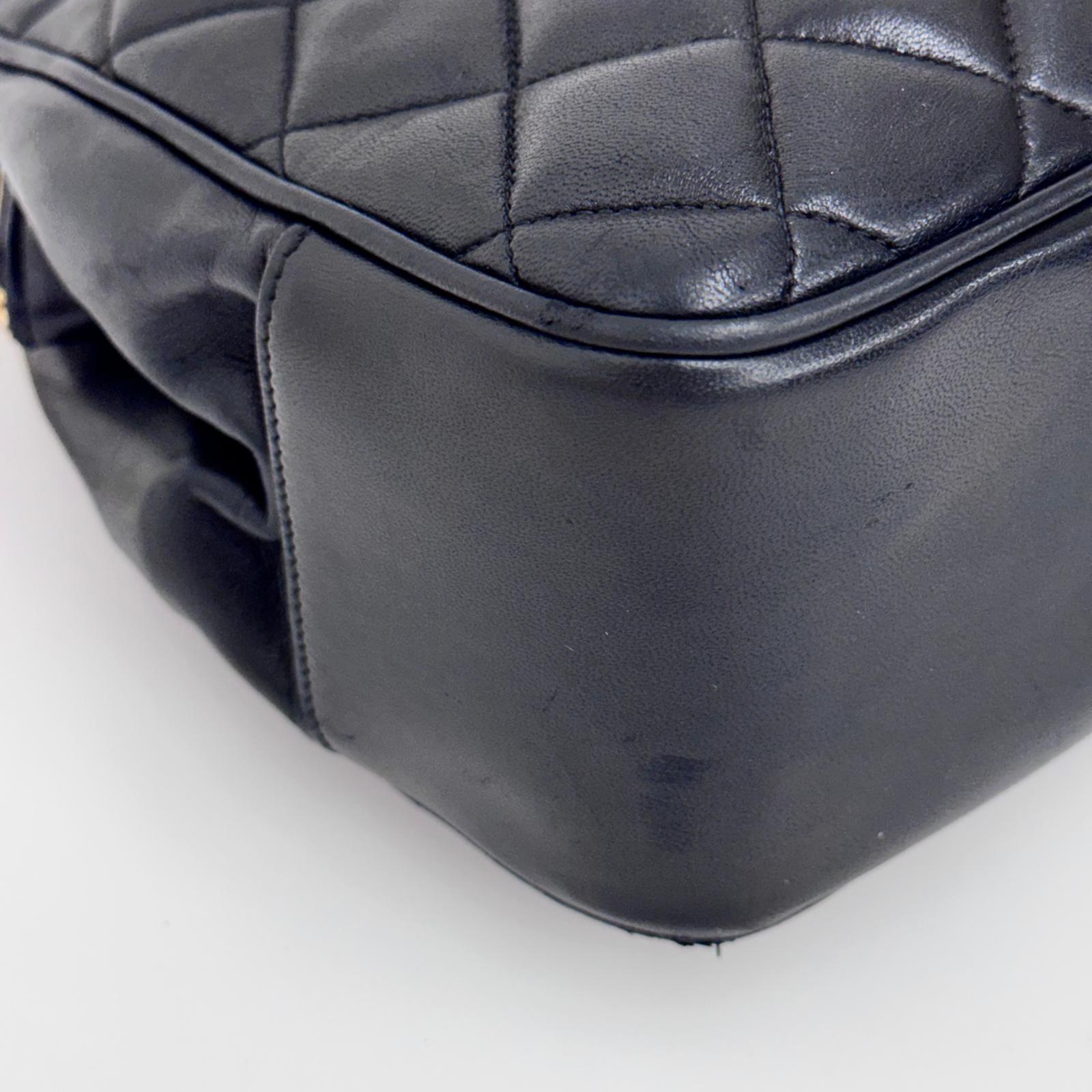 Chanel Borsa a spalla in pelle nera
