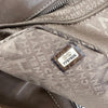 Chanel Bowling Bag Barretta di Cioccolato in pelle Taupe