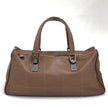 Chanel Bowling Bag Barretta di Cioccolato in pelle Taupe