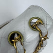 Chanel Classic Flap  Maxi in Pelle Bianca con Finiture Oro