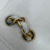 Chanel Classic Flap  Maxi in Pelle Bianca con Finiture Oro