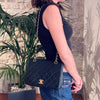 Chanel Classic Flap Vintage in Pelle Nera e finiture oro