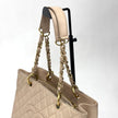 Chanel GST Grand Shopping Tote Beige in Pelle Caviar