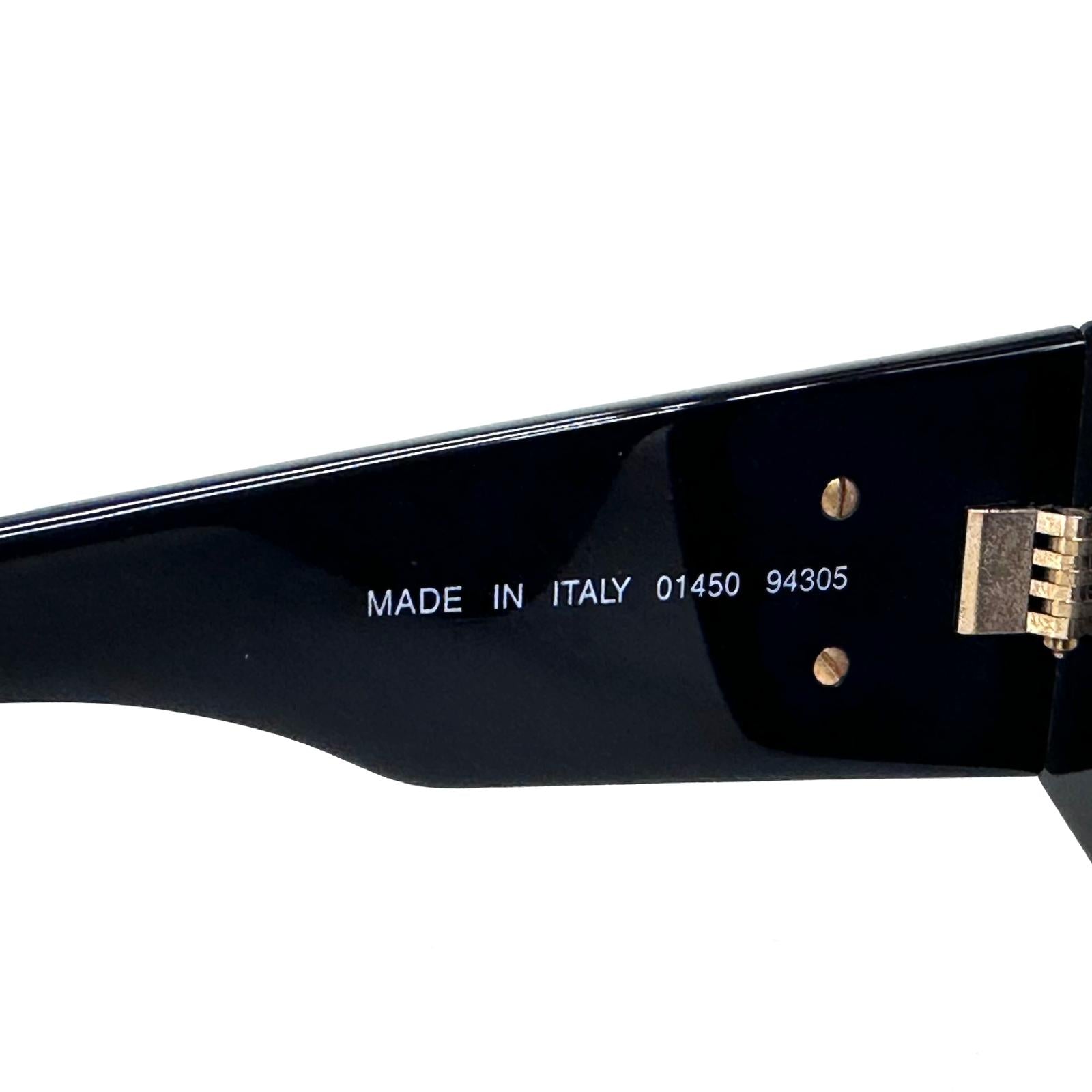 Chanel Occhiali da Sole CC Quilted Nero