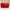 Chanel Borsa Classic Flap Vintage 19 cm in Pelle Rossa con Finiture Oro