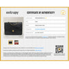 Chanel Borsa Classic Flap singola in pelle nera con catena