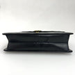 Chanel Borsa Classic Flap singola in pelle nera con catena