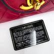 Chanel borsa Classic Flap 25 cm in pelle di agnello rossa anni ’90