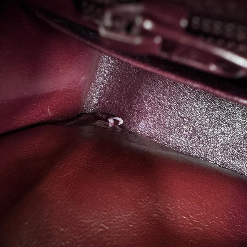 Chanel borsa Classic Single Flap 25 Paris limited in pelle di agnello nera