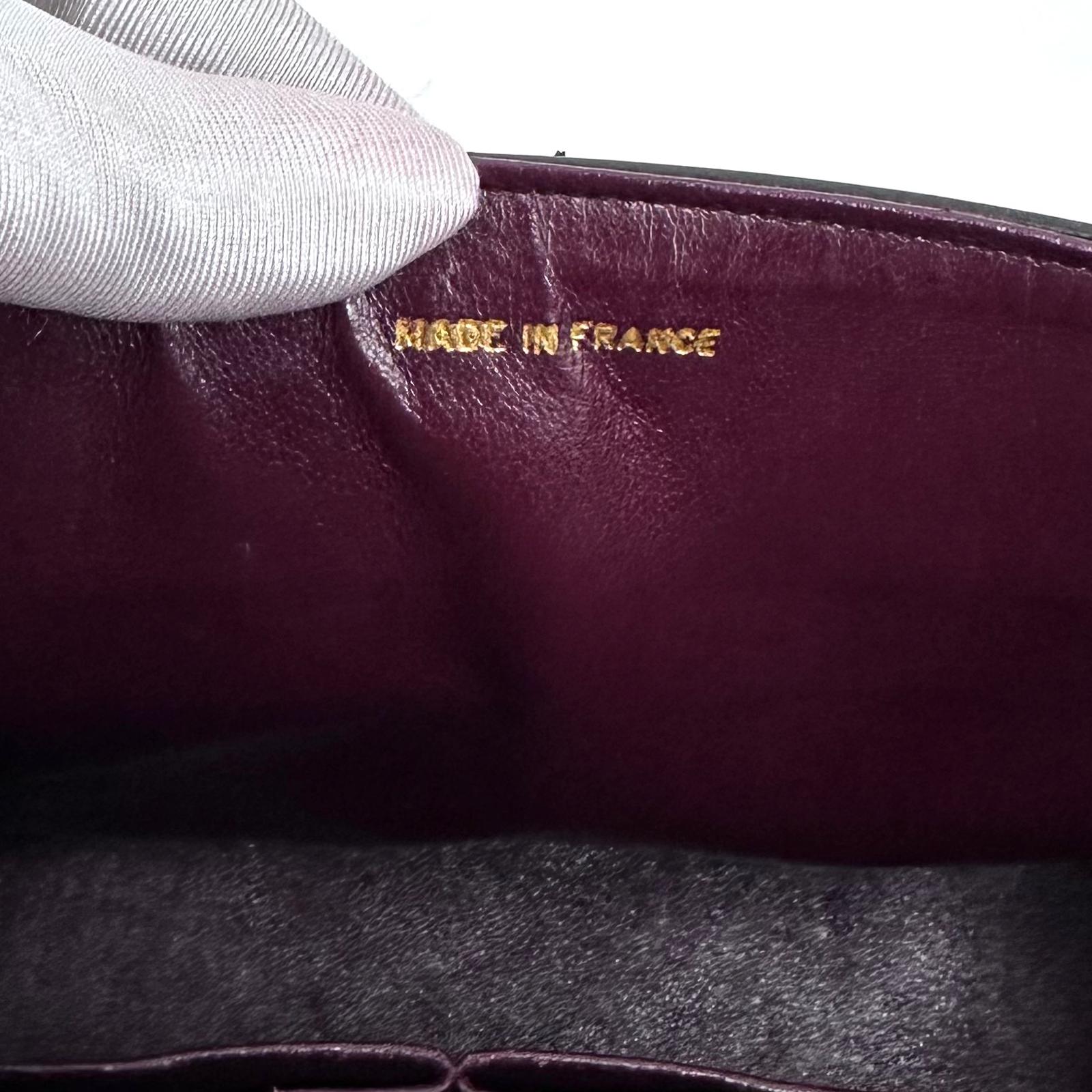 Chanel borsa Classic Single Flap 25 Paris limited in pelle di agnello nera