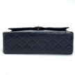 Chanel borsa Classic Single Flap 25 Paris limited in pelle di agnello nera