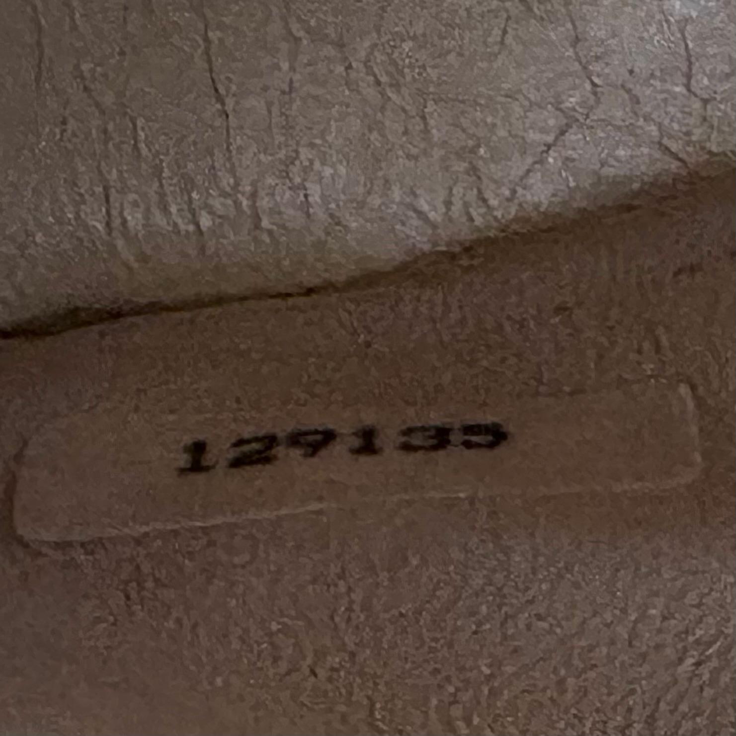 Chanel borsa vintage a spalla Classic Flap 25 cm in pelle di agnello beige