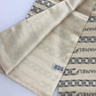 Chanel sciarpa in seta con stampa catena