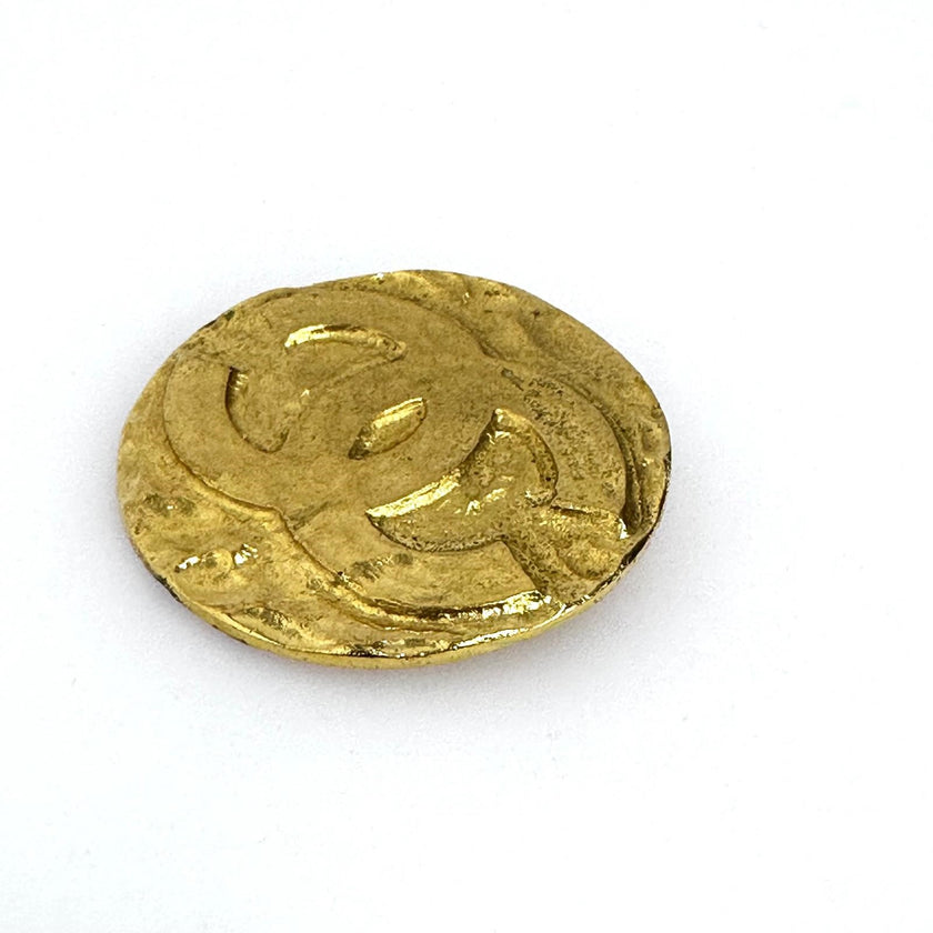 Chanel spilla oro primavera/estate 1994 diametro 5 cm GP