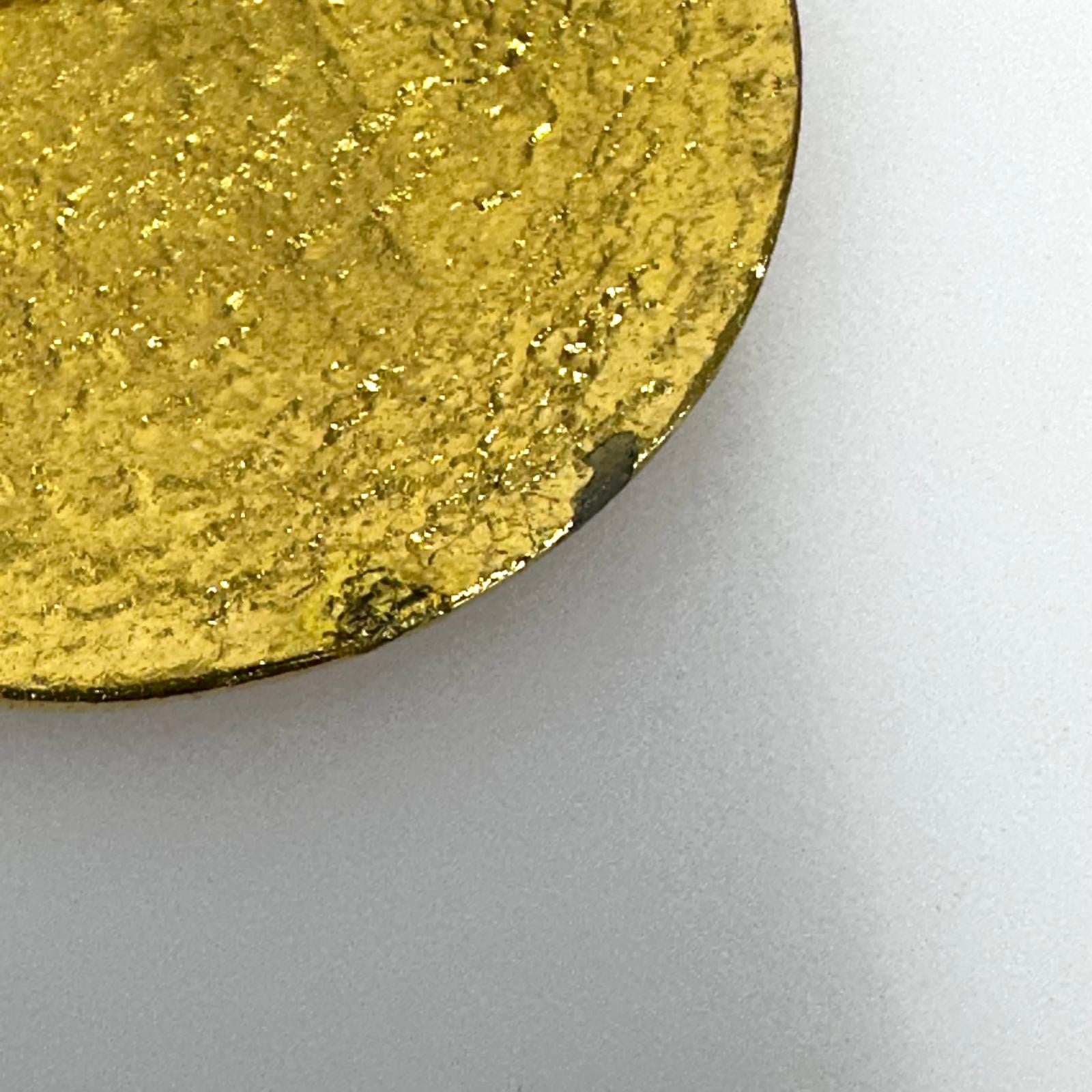 Chanel spilla oro primavera/estate 1994 diametro 5 cm GP