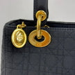 Christian Dior Borsa Lady Dior Medium Cannage Nera a Mano