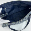 Christian Dior Borsa Bowling Oblique Blu