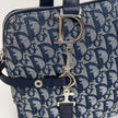 Christian Dior Borsa Bowling Oblique Blu