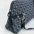 Christian Dior Borsa Bowling Oblique Blu