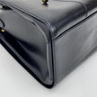 Christian Dior Borsa Secchiello Médaillon Vintage in Pelle Nera