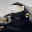Christian Dior Borsa Secchiello Médaillon Vintage in Pelle Nera