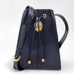 Christian Dior Borsa Secchiello Médaillon Vintage in Pelle Nera