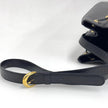 Christian Dior Borsa Secchiello Médaillon Vintage in Pelle Nera