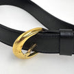 Christian Dior Borsa Secchiello Médaillon Vintage in Pelle Nera