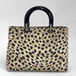 Christian Dior Borsa a mano Lady Dior Large Leopard Print