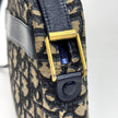 Christian Dior Borsa a spalla Monogram Trotter blu vintage