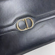 Christian Dior Borsa a tracolla Vintage Logo CD in pelle nera