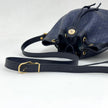 Christian Dior Borsa a tracolla secchiello Nido d'Ape blu vintage
