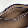 Christian Dior Boston Bag in Tela Oblique e Pelle Blu