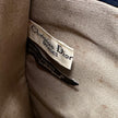 Christian Dior Boston Bag in Tela Oblique e Pelle Blu