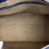 Christian Dior Boston Bag in Tela Oblique e Pelle Blu